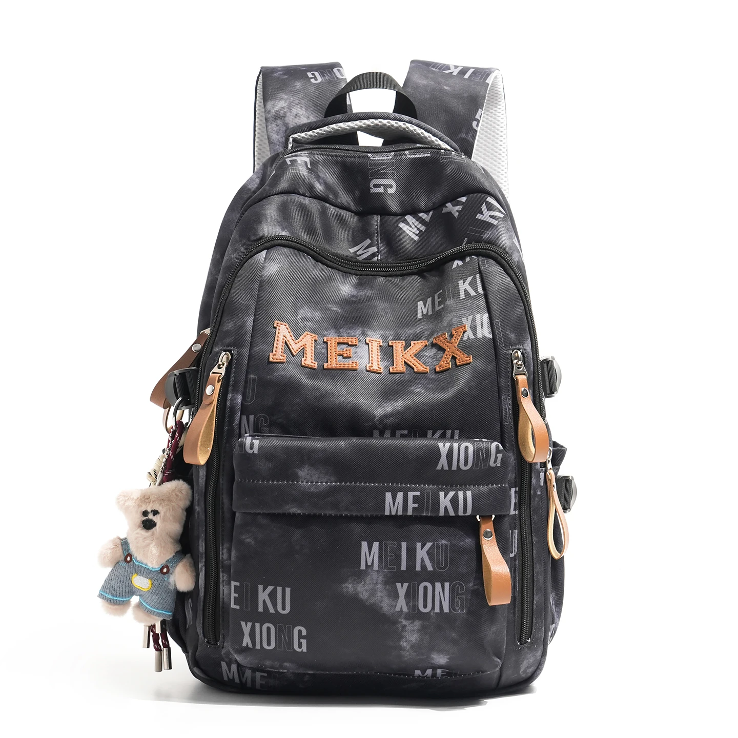 

New Large Capacity Student Backpack Casual Printed Unisex Double Shoulder Bag for Junior And High School Lightweight Versatile