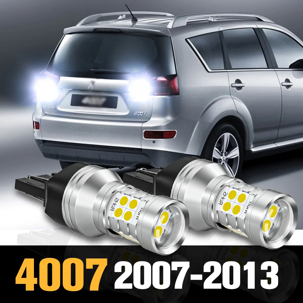 

2pcs Canbus LED Reverse Light Backup Lamp Accessories For Peugeot 4007 2007-2013 2008 2009 2010 2011 2012