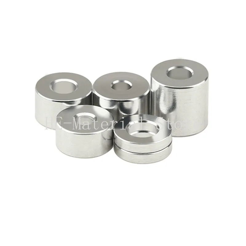 5/10Pcs Aluminum Alloy Circular Bushing Gasket M2.1/M2.6/M3.1/M3.2 Column Shaft Tube Sleeve Thick Flat Pad Aluminum Sleeve