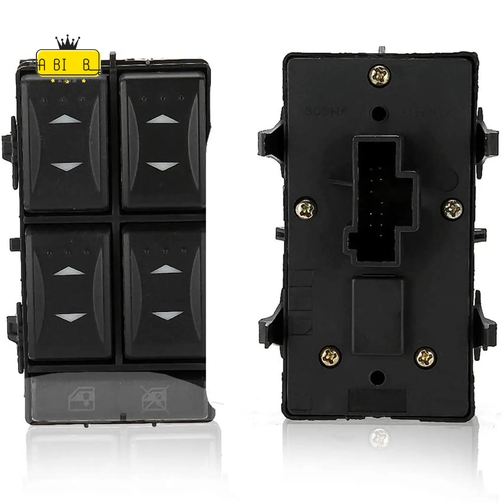 ABIB -New 3S7T-14A132-BA 3S7T14A132BA For Ford Mondeo MK3 2001-2007 Master Power Window Switch Button Car Accessories