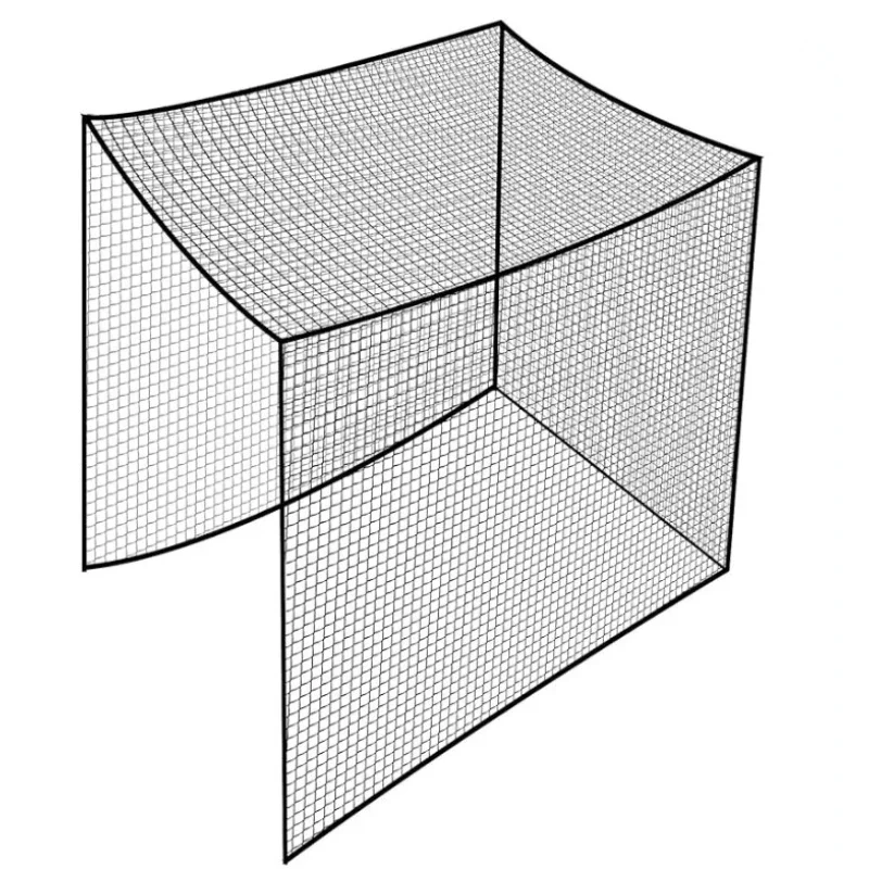 

Golf net percussion cage polyester outdoor golf net practice indoor training 10x10x10ft