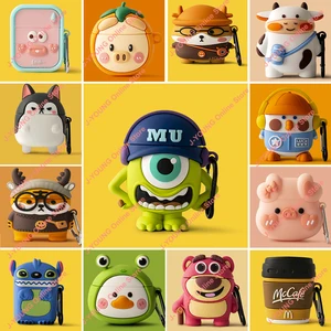 سماعة أذن ثلاثية الأبعاد Cartoon AirDots ل Xiaomi Redmi 3 Pro / Redmi Buds 4 حالة سماعة حافظة واقية ملحقات شحن العلبة أفضل 12 حافظة Redmi Buds 3 Pro مبيعا - رقم 4