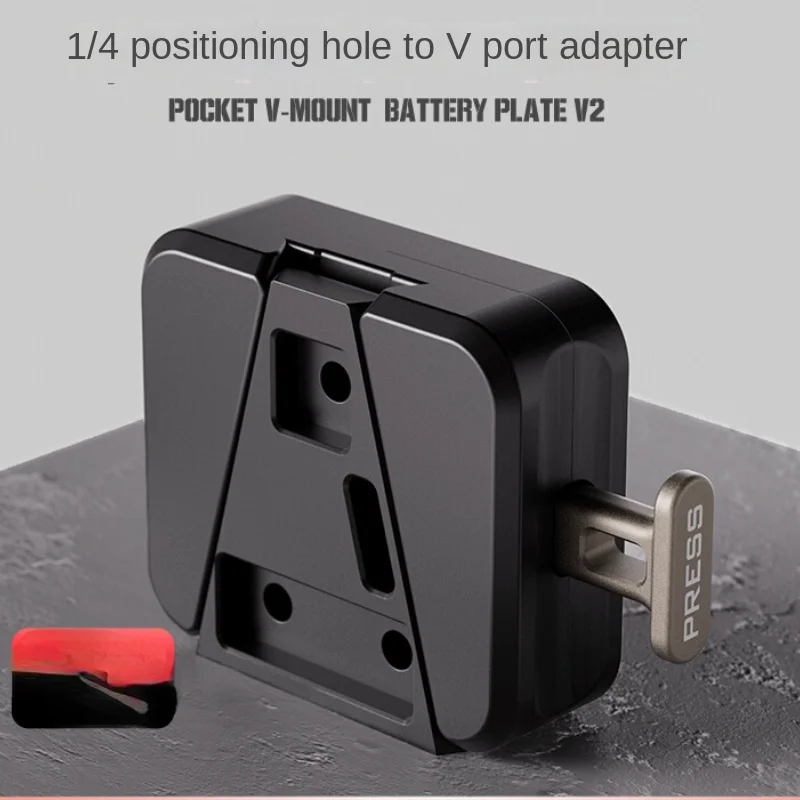 

1/4 Positioning Hole to V Cut Switch Parts Portable Battery Hanging Plate