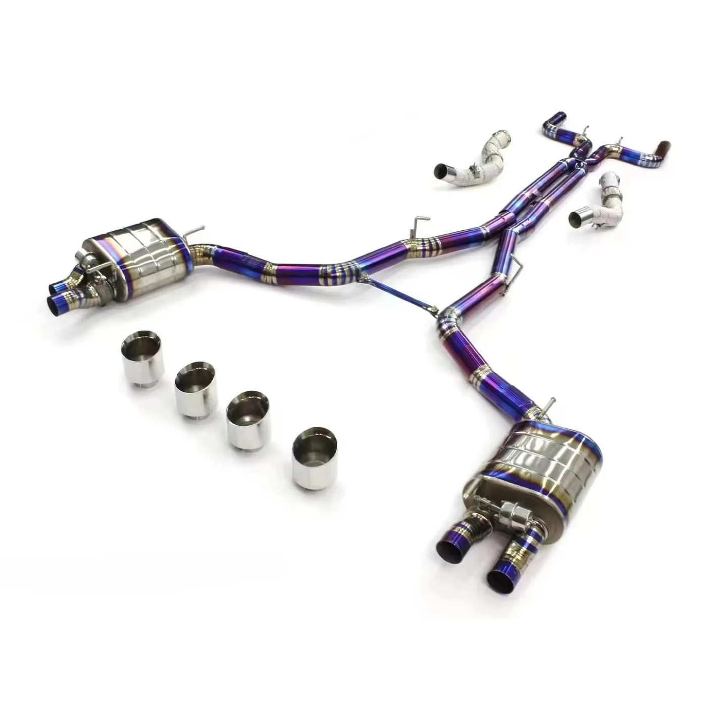 Titanium Exhaust System For Maserati Ghibli Catback System