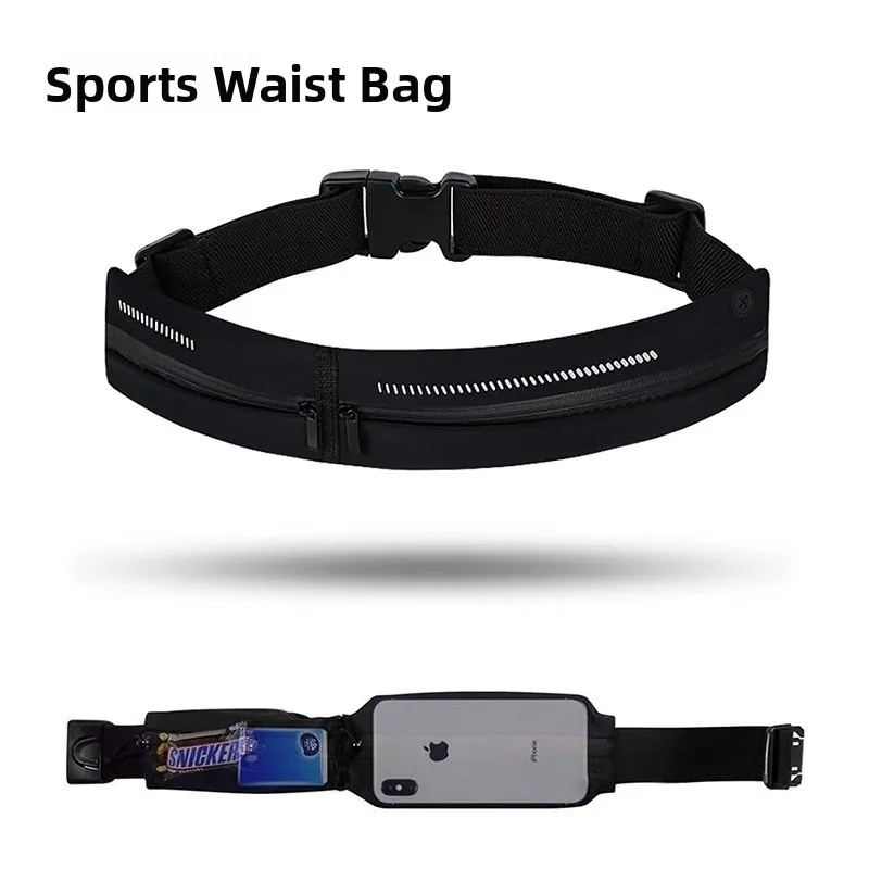 

Ultra-Light Invisible Outdoor Sports Running Women's Fanny Pack Fitness Bag Equipment Men's Running Phone Bag Nylon Mate...