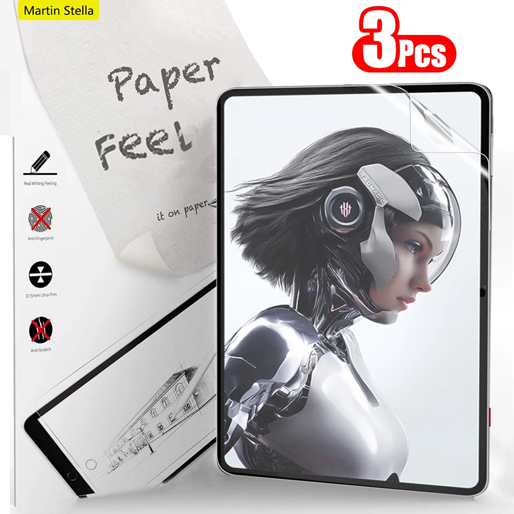 【セール中】3 個の紙のような感触のスクリーンプロテクター Redmagic Astra Nova レッドマジック アストラ アクセサリー フィルム ガラスなし