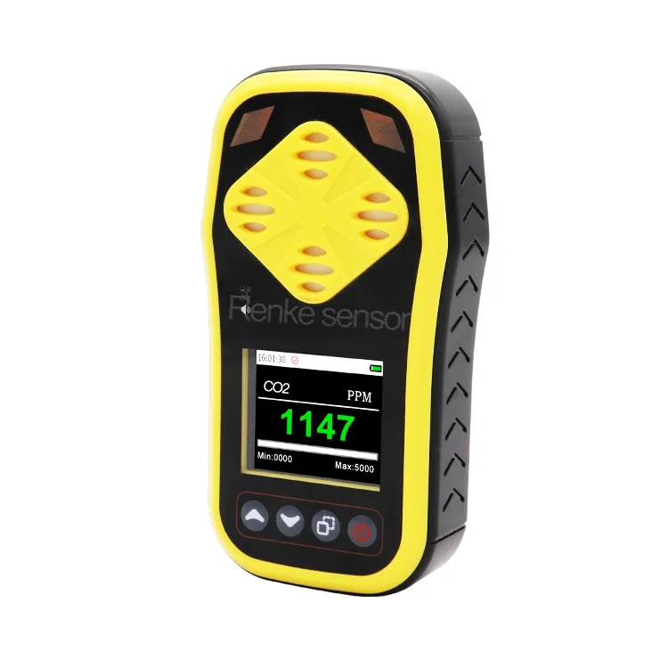 Renke RS-MG41-CO2-5000P-EX ポータブルガス検知器 0-5000ppm 二酸化炭素濃度計 CO2モニター