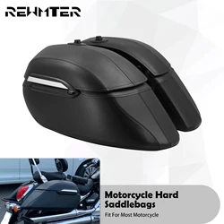 Bagagliaio del motociclo bagagli borse rigide borse laterali Kit staffa di montaggio per impieghi gravosi borse impermeabili per Harley per Honda per Yamaha