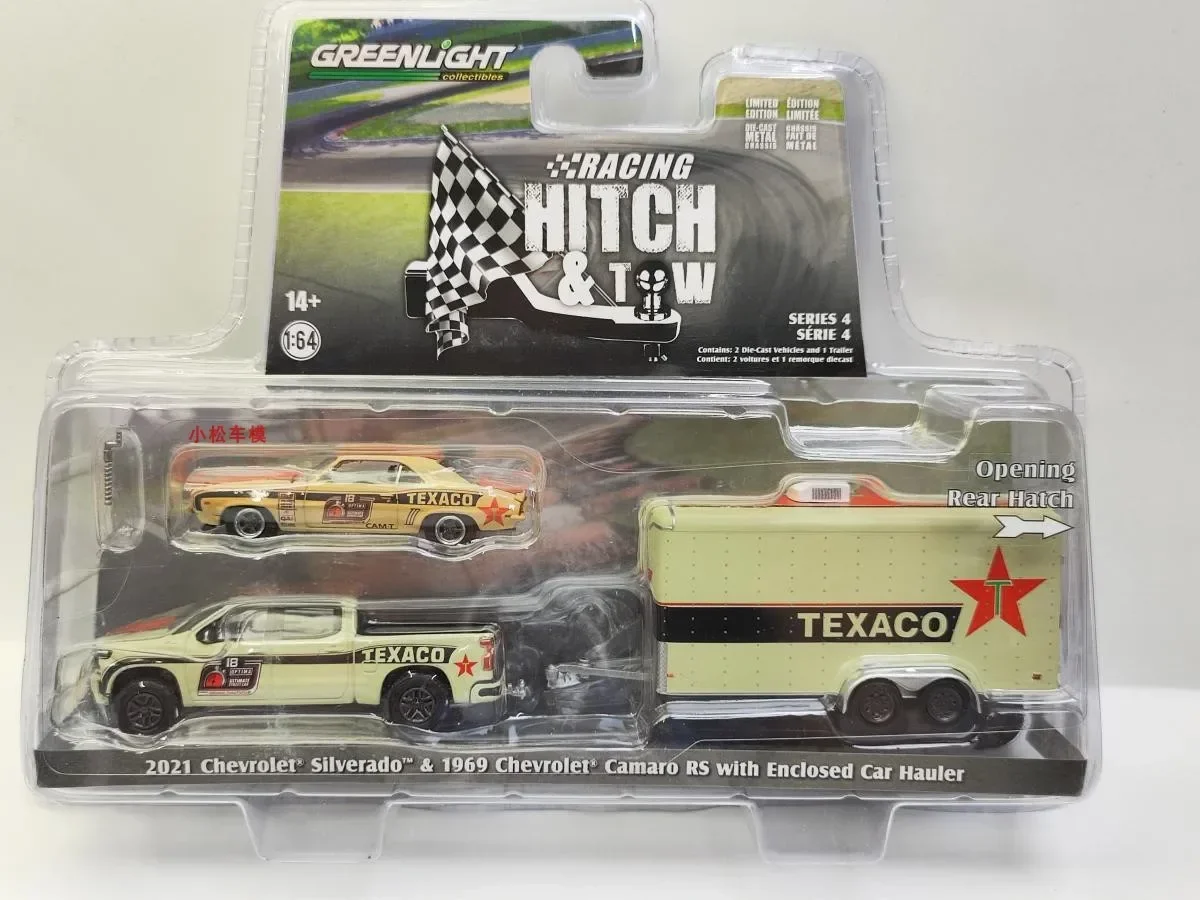 

1:64 2021 Silverado and Texaco closed transport vehicles Collection of car models