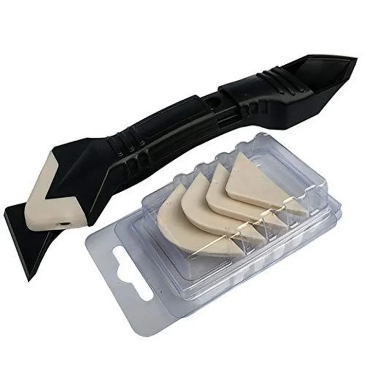 Caulking Tool Metal Scraper Tile Grout Corner Knife Glass Glue