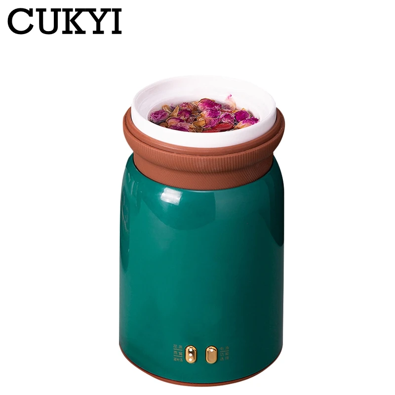 CUKYI 0.5L Household Health Pot Mini Porridge Stewing Soup Cup Electric Kettle Boiling Cup Tea Maker Bird's Nest Dessert 220V