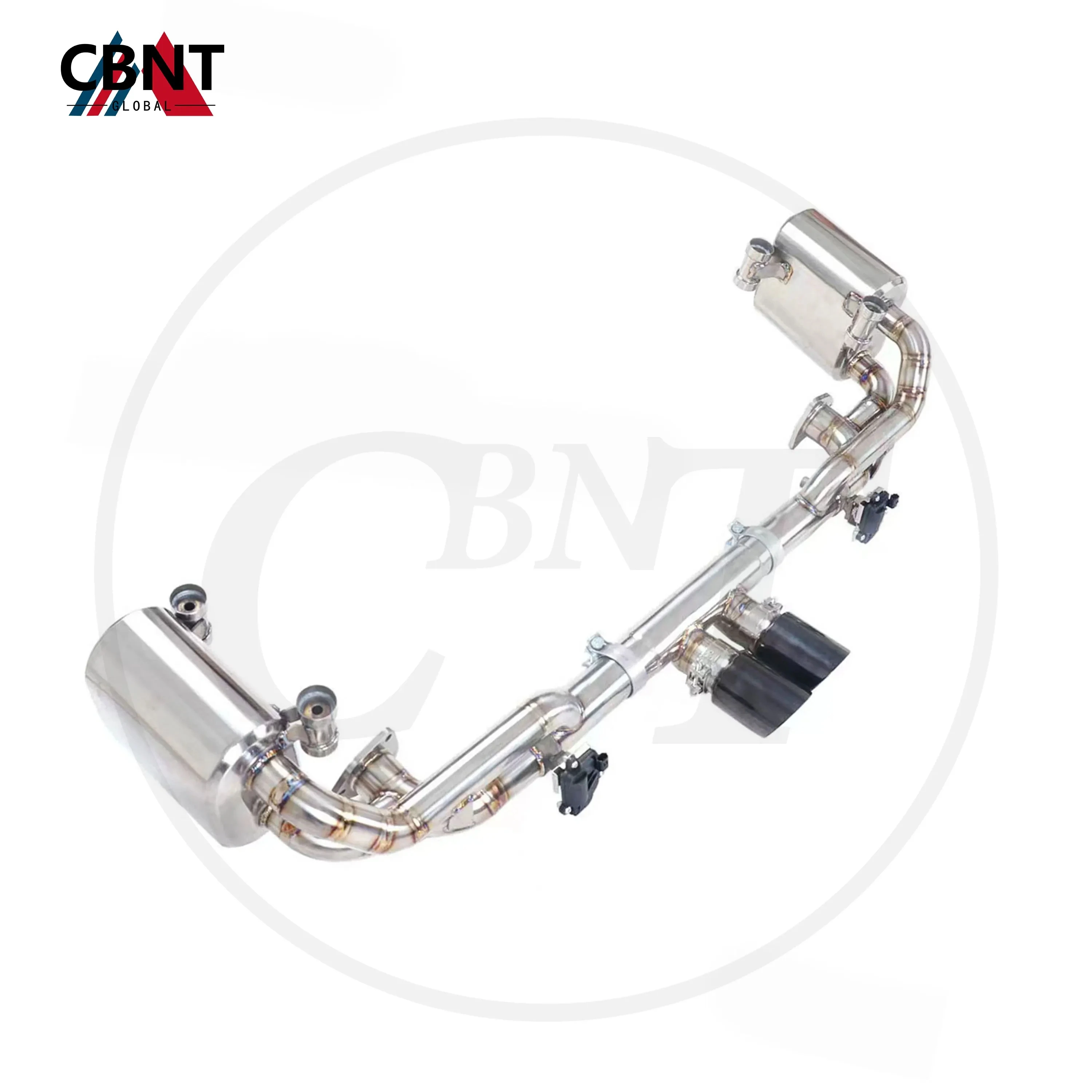 

CBNT Valved Exhaust-pipe for Porsche 911 991.1 3.4L 3.8L GT3 RS 304 Stainless Steel Quality Exhaust Axle-back with Valve Muffler