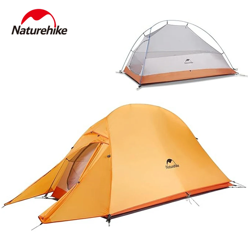 

Naturehike 1 Person Tent Ultralight Camping 20D Nylon Waterproof Hiking Tent Outdoor Travel Beach Portable Backpacking Tent