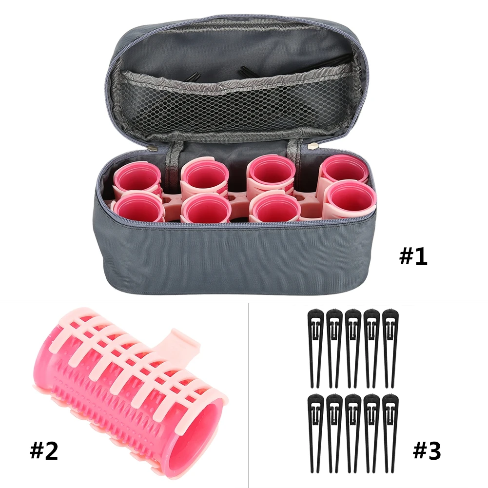 Hair DIY Tools Plastic Hair Roller Plastic Heat Resisting Hair Curler Roller Large Grip Manual Hair Styling Tools