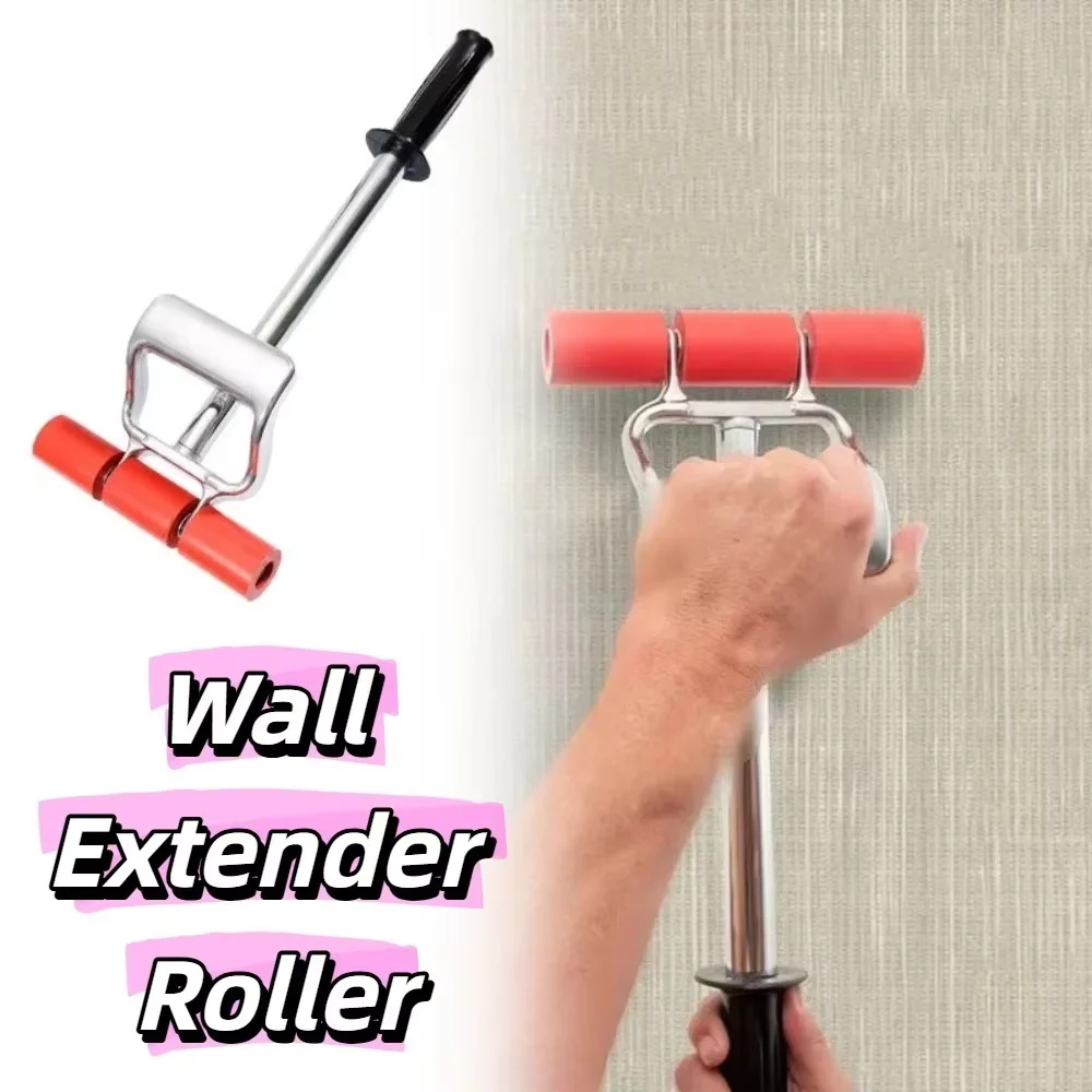 Stainless Steel Retractable Press Roller Hand Smoothing Tool For Carpet Tile Wallpaper Floor Wall Covering Installation
