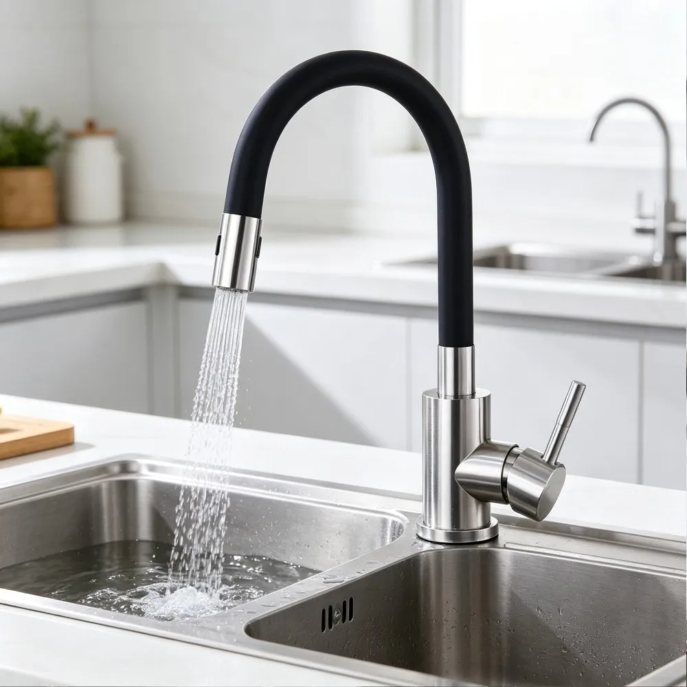 1 PC High-End Kitchen Sink Faucet, with a Universal Interface That Can Rotate Freely for Easy Washing and Cleaning of Hygiene