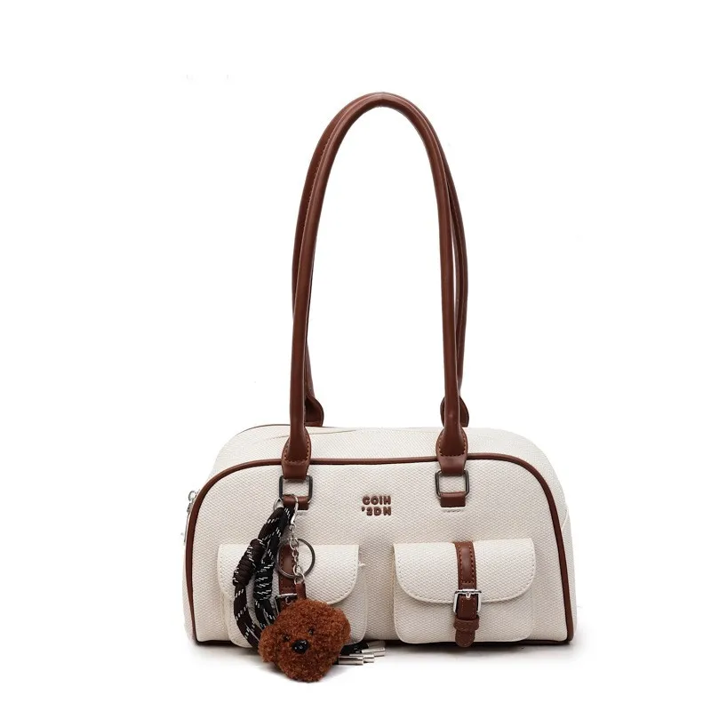 Women's PU Commuter Bowling Bag - usage example