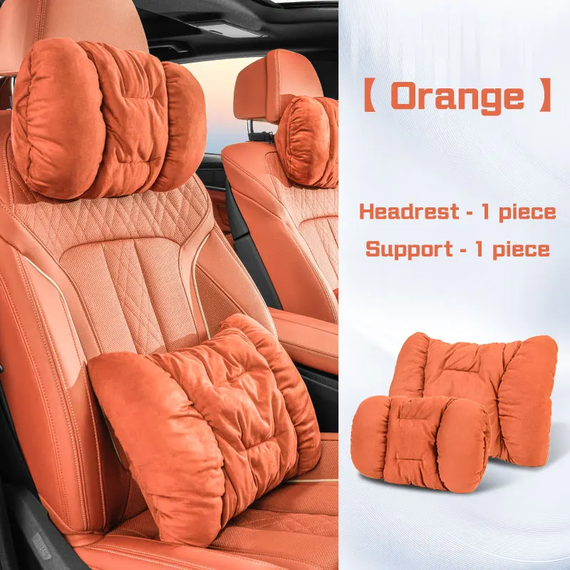 For Chery Jetour G700 Traveler T2 X70 X70SM X90 X95 Car neck pillow headrest lumbar support high quality suede Comfort cotton