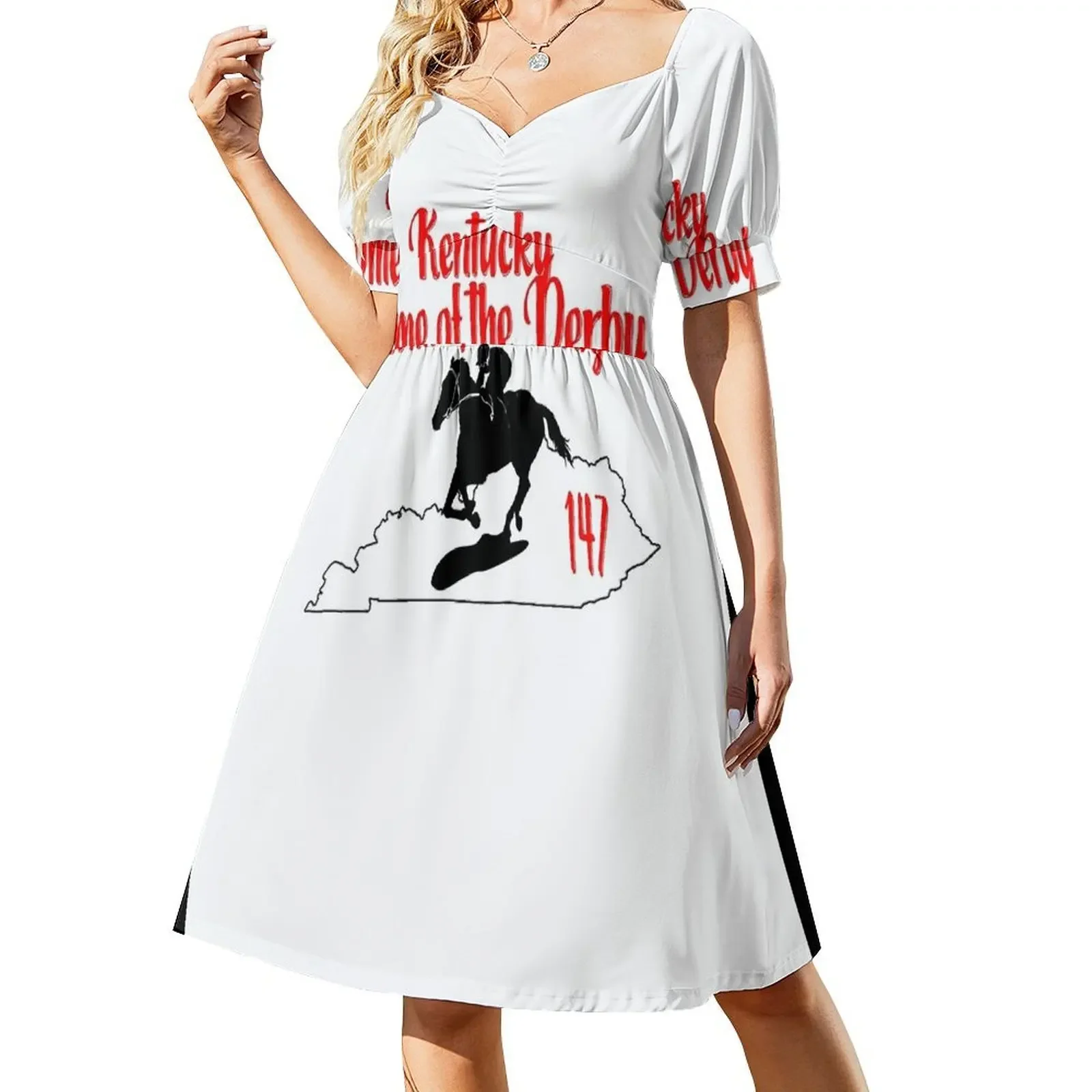 Kentucky Home of the Derby 147 Sleeveless Dress womans clothing long sleeve dresses Dress