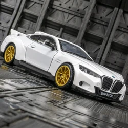 1:34 BMW 3.0 CSL Alloy Racing Car Model Diecast Metal Toy Car Vehicle Model Simulation Sound and Light Collection Childrens Gift