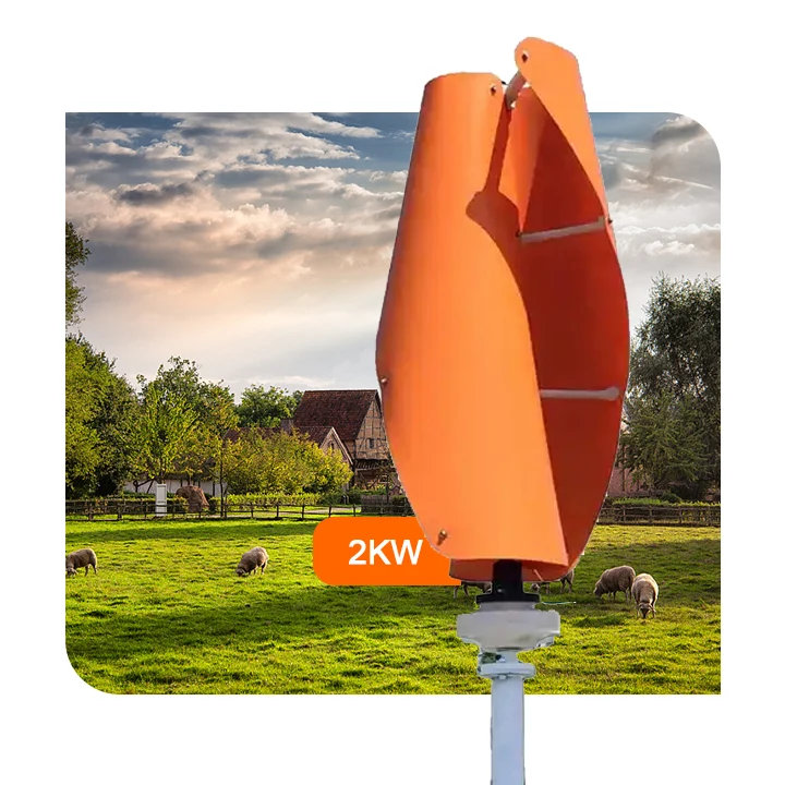 1KW Spiral Type Vertical Axis Wind Turbine Generator 12V Free Power Supply for Home Use Outdoor Air Energy Charging Unit