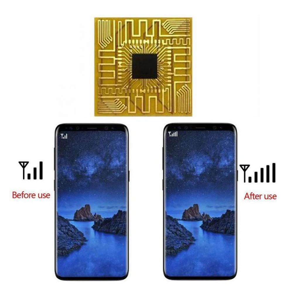 1PCS Mobile Phone Signal Enhancement Stickers Outdoor Network Enhancement Amplifier Portable Signal Booster