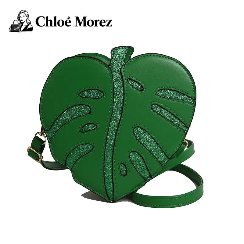 

Leaf Shaped Bag Cartoon Girl Versatile One Shoulder Crossbody Leaf Shaped Bag