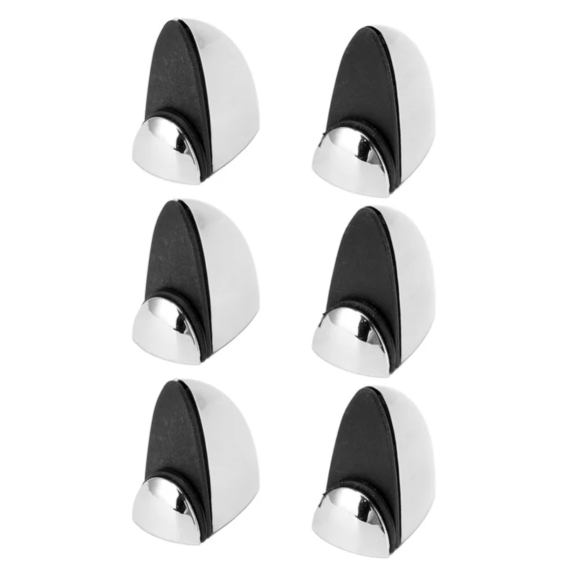12PCS Glass Partition Clamps Panel Fixing Clip Desk Divider Support Clamp Glossy Finish 1-10mm