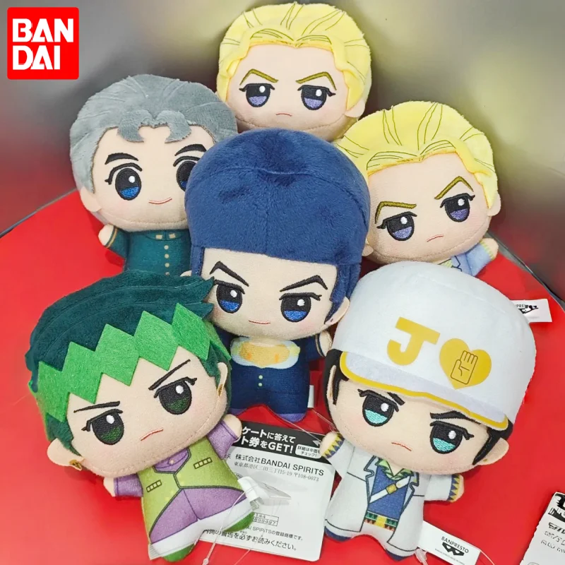 

Плюшевый брелок Bandai Jojo's Bizarre Adventure: Джотаро Куджо из «Неломающегося алмаза», мини-подвеска для сумки, коллекционный аниме-сувенир