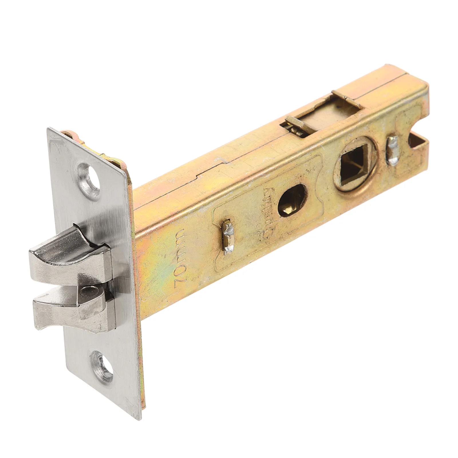 

1 Set Stainless Steel Tubular Deadbolt Lock Bedroom Bathroom Wood Latch Replacement Entry Catch Interior Exterior Door Bolt