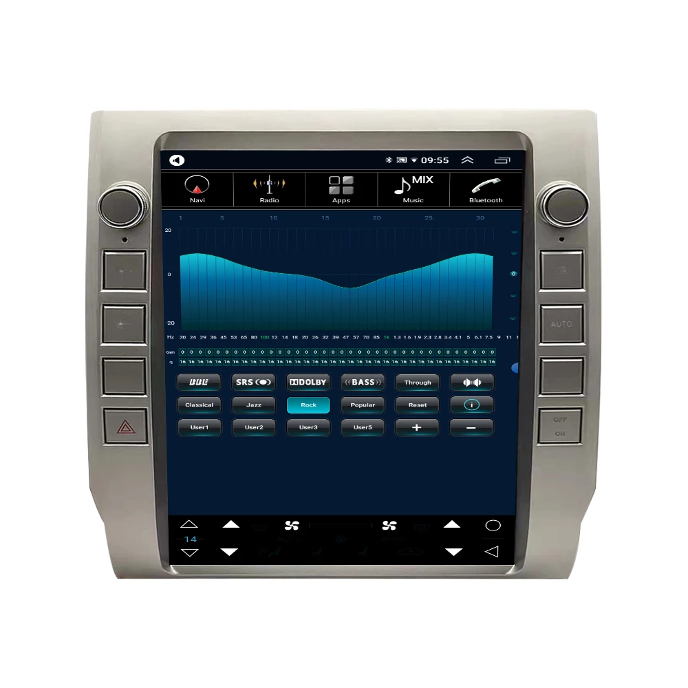 For Toyota Tundra 2014-2020 Android 13 8G256G Multimedia DVD Player Carplay GPS Navigation Touch Screen Car Radio