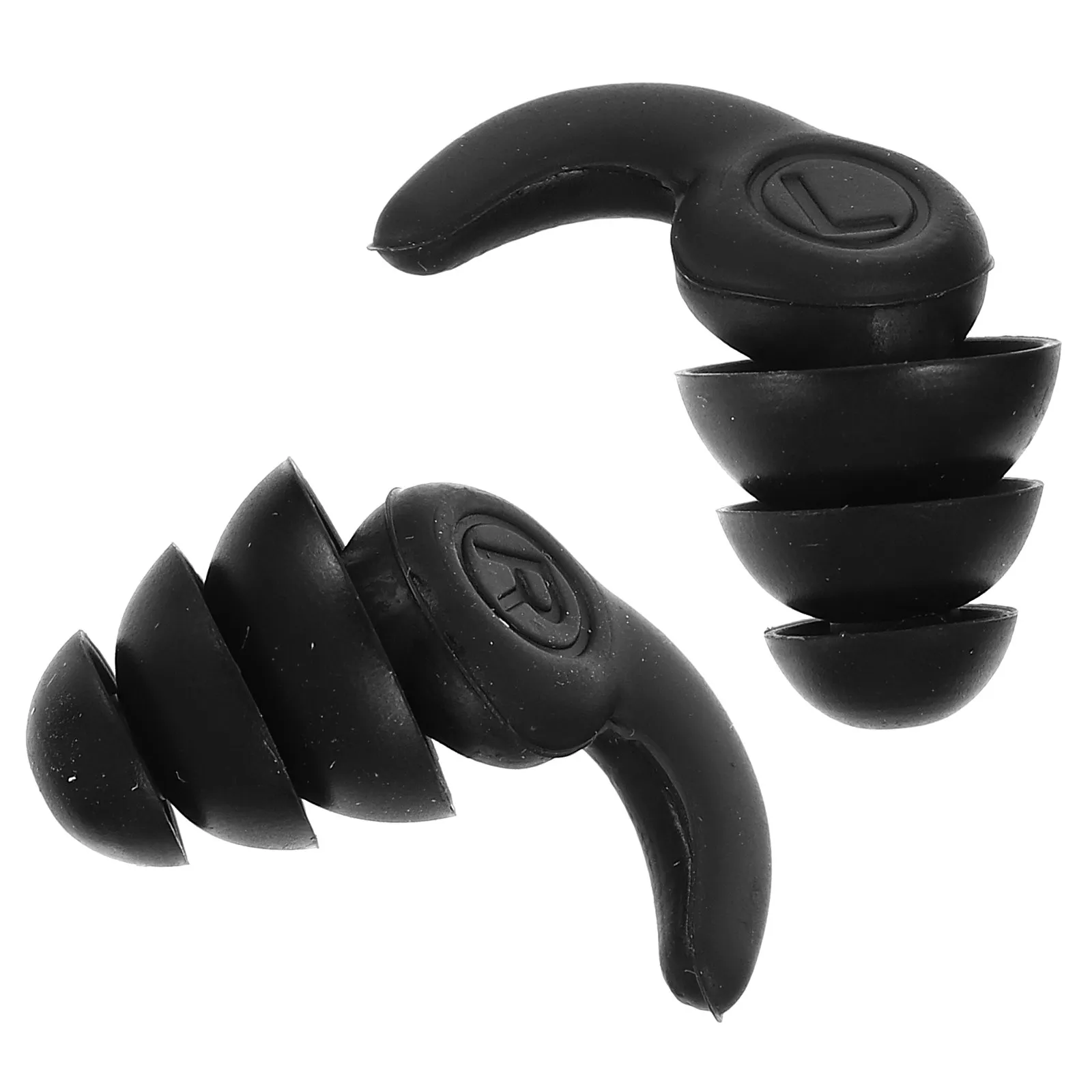 1Pair Silicone Ear Plugs Soundproof Sleeping Concert Earplugs Reusable Noise Cancelling Ear Protection for Men Women Travel