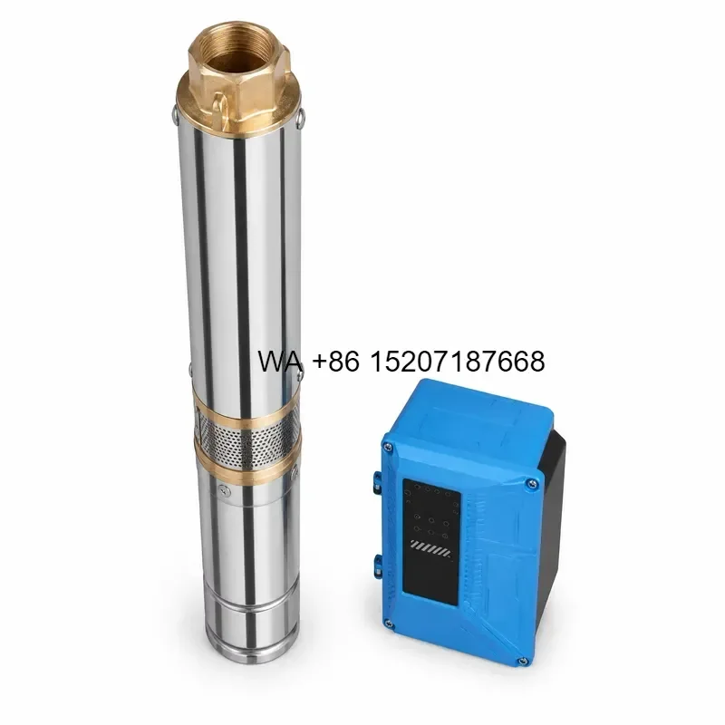 Wmwmnu for SHABO 3SSC4.8-112-72-1100 3 Inch Stainless Steel Solar Water Pump 72V 1100W 112m 4.8m/h Submersible Deep Well