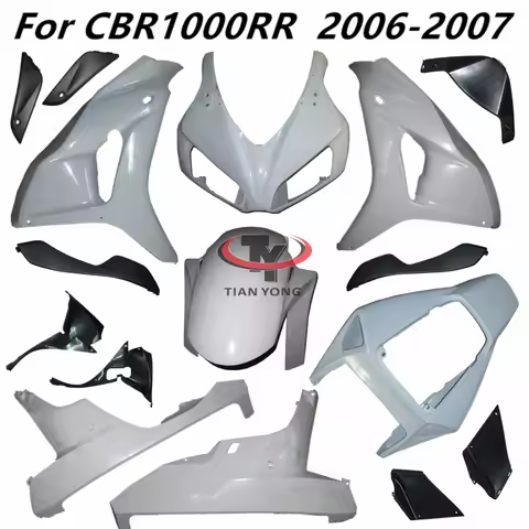Bodywork Fairing Components ABS Injection Plastic parts For CBR1000RR 2006 2007 CBR1000 CBR 1000 RR Motorcycle Unpainted