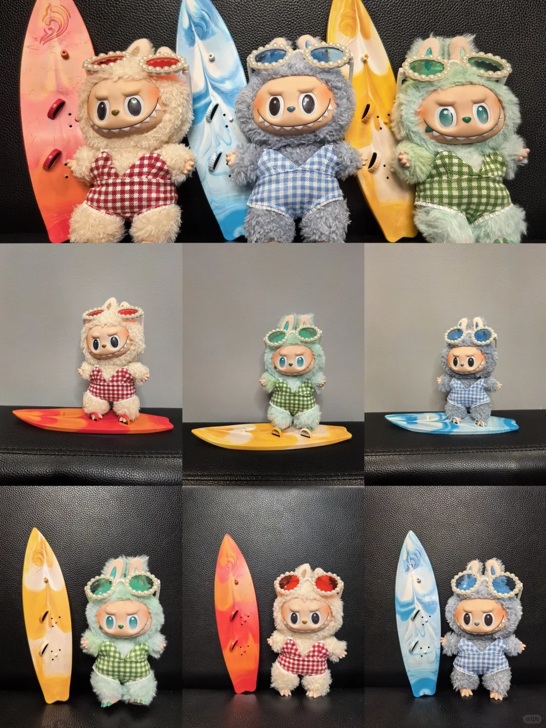 

Only Clothes Sweet Summer Surfing Outfits Fashion Pearl Glasses Cute Swimsuit Beach Vacation Style Mini Doll Clothes Souvenir