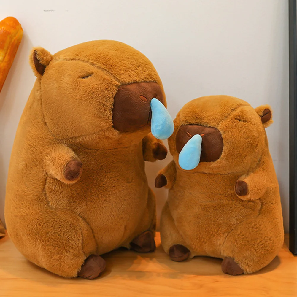 Fluffy Capybara ตุ๊กตา Plush Kawaii Capybara เต่าตุ๊กตาของเล่นตุ๊กตาสัตว์ตุ๊กตาเด็ก Juguetes ของขวัญวันเกิดตกแต่งบ้าน