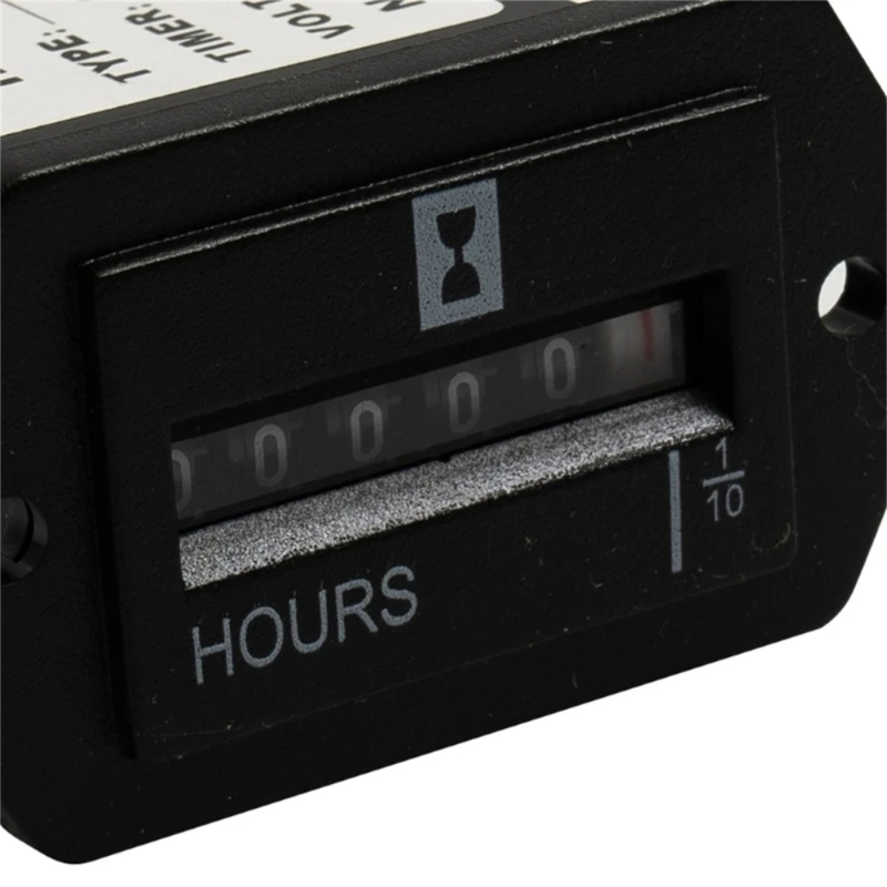 Mechanical Hour Meter Complete-Seal Timer Gauge-For Diesel-Gasoline Engine Generator HM002 Engine Maintenance Hour Meter