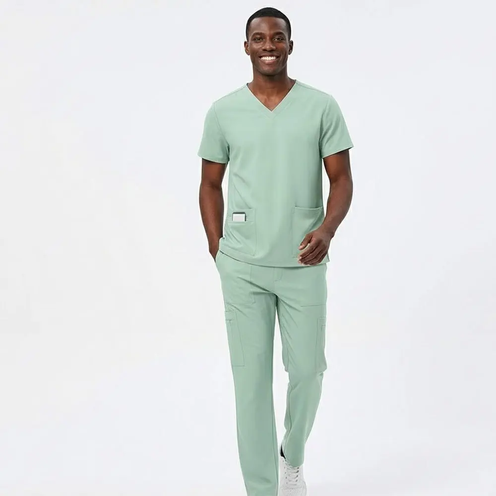 Unisex laboratoriumjassen (dames lange mouw / heren korte mouw) voor ziekenhuis- en studentenwerknemers/studenten