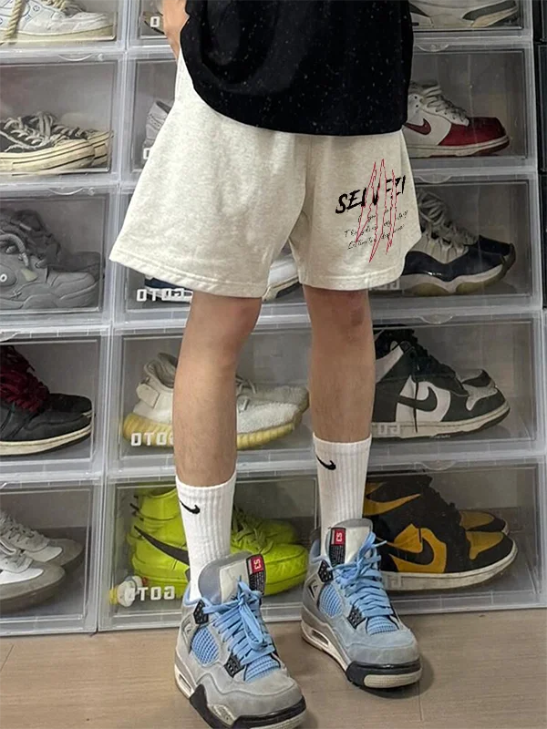 

Свободная прямая баскетбольная одежда, мужская повседневная спортивная модная уличная одежда, лето 2025 VZLA, брендовая смесь хлопка из полиэстера