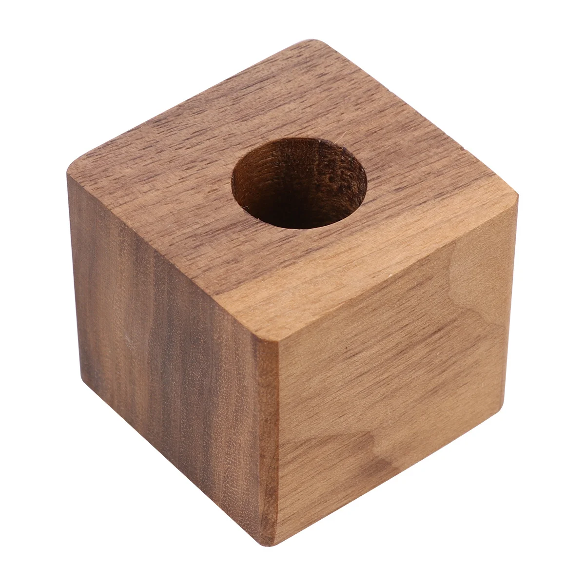 

1pc Solid Wood Pen Holder Minimalist Desk Organizer For Home Office Pencil Brush Chopstick Storage Stationery Supplies