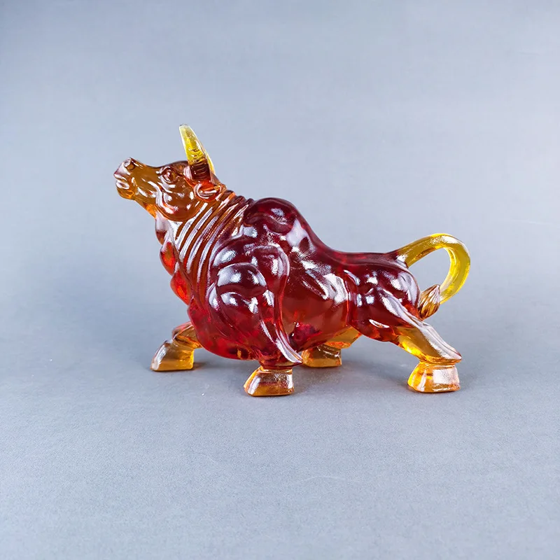 Glazed desktop ornament Crystal desktop ornament Gift Jiapin Glazed Ornament