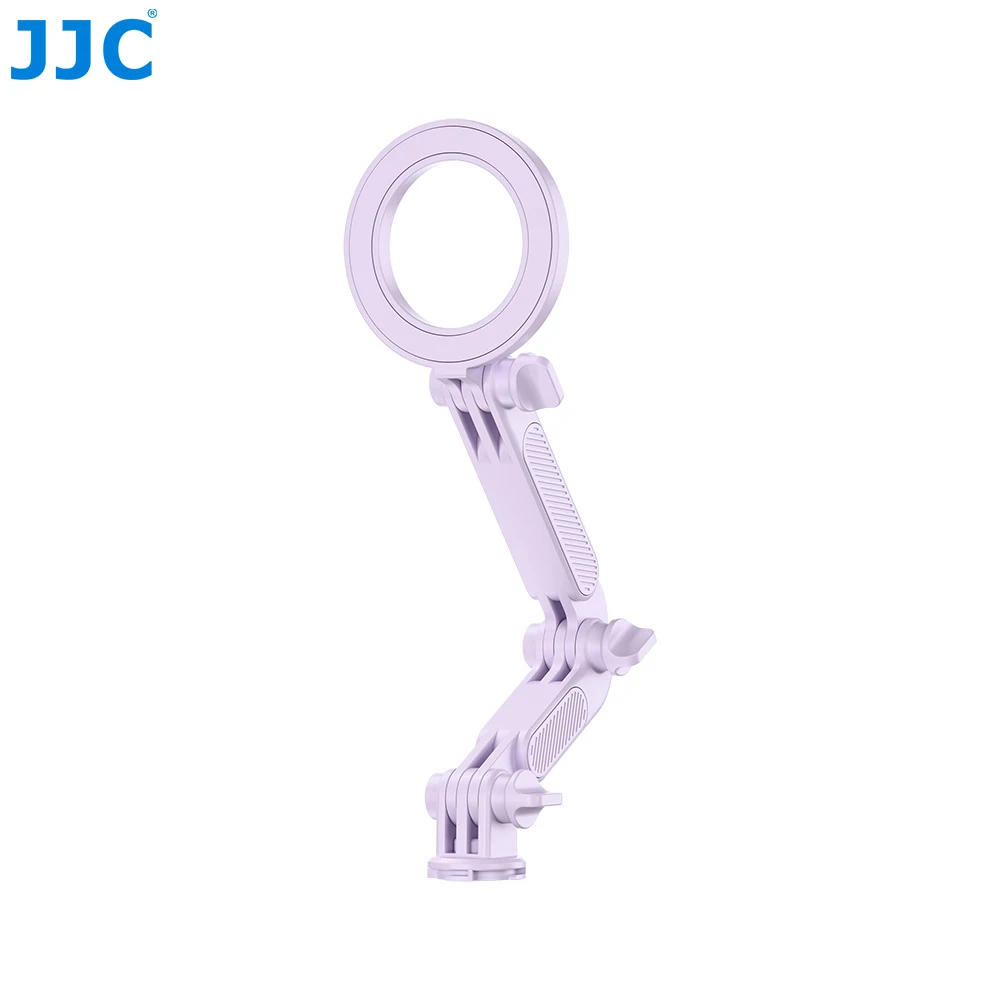 محول مغناطيسي JJC AC-MS1 للهواتف الذكية/كاميرا الحركة، مع برغي خيط 1/4 بوصة - 20 لحامل ثلاثي القوائم/عصا ذاتي لـ JJC MNM-AC1/MS1