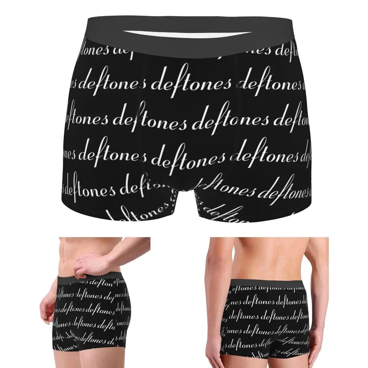 

Boxer Underpants Shorts Metal Punk Rock Deftones Panties Male Breathable Underwear for Homme Man Boyfriend Gift