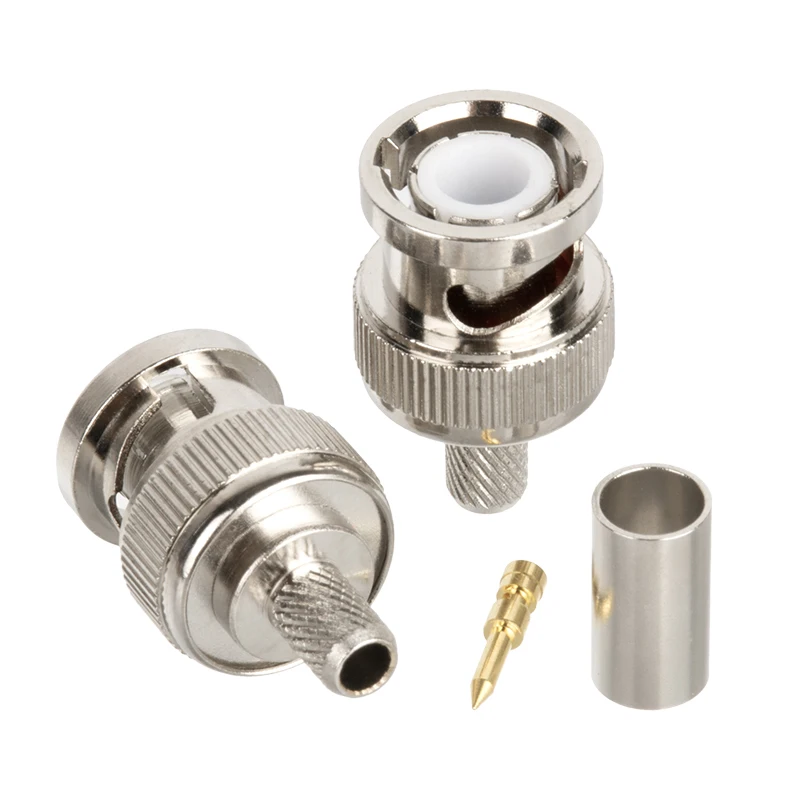 10 stücke 50-3 serie gelenk BNC-J-3 männlich weiblich stecker bnc rf line joint bnc feeder joint rg58 koaxial kabel stecker bnc joint stecker