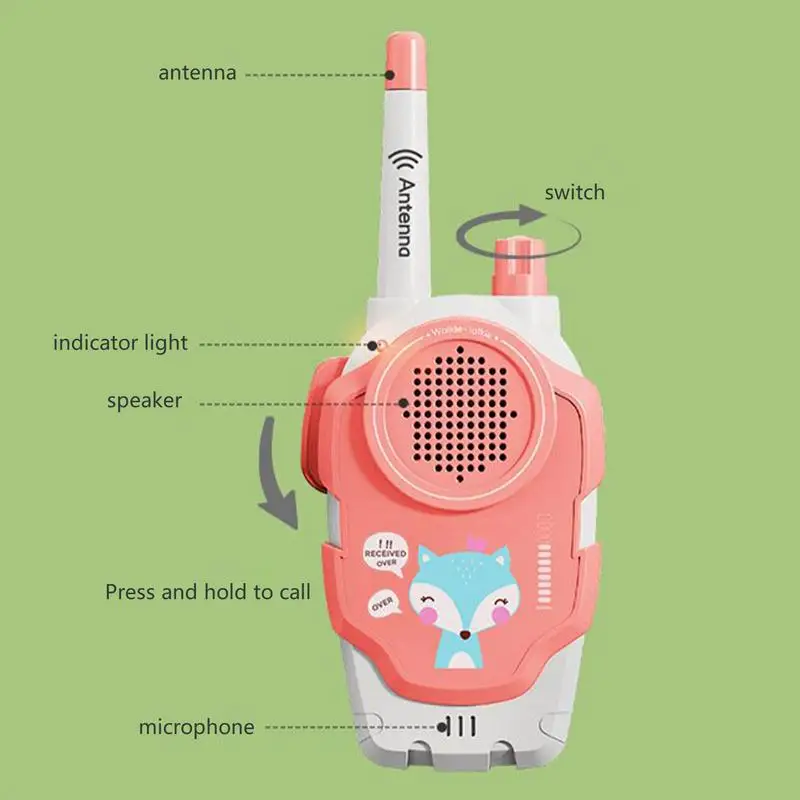 Children Walkie Talkies Long Range Wireless Child Walky Talky Mini Outdoor Interphone Toy Handheld Two-Way Radio Toy