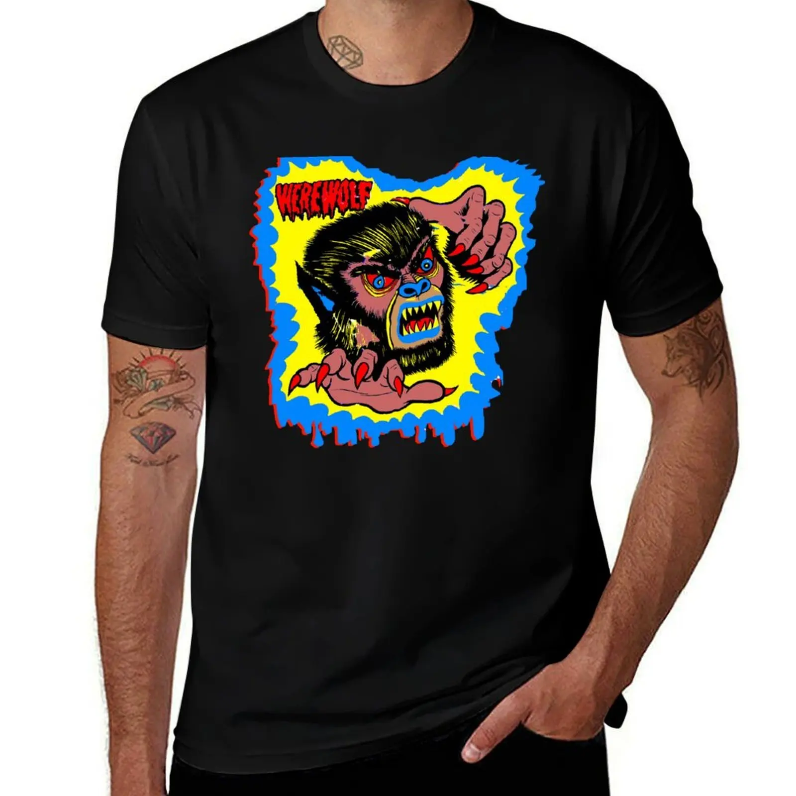 

BLOOD WEREWOLF T-Shirt basketball graphic tees new edition funny gifts mens graphic t-shirts big and tall