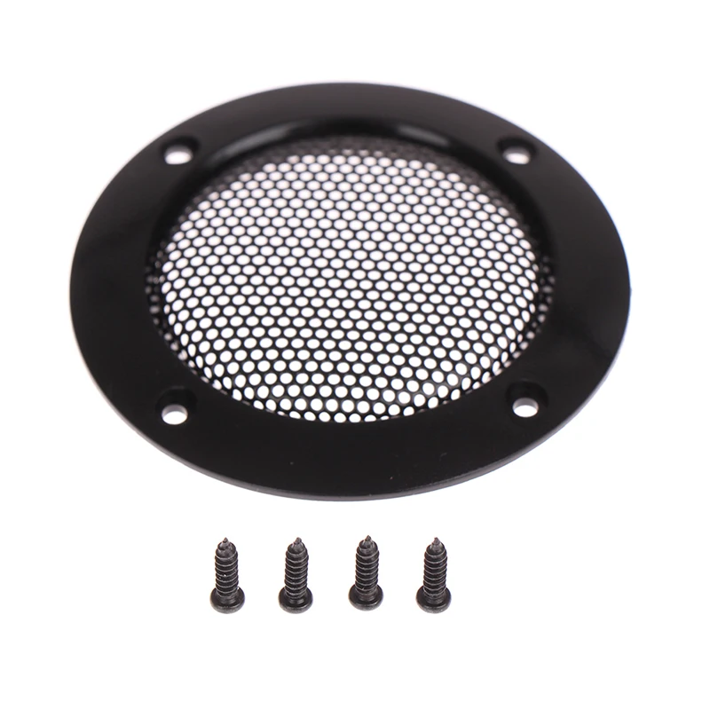 NEW SALE 2 Pcs Round Audio Speakers Protective Cover 2 Inch Protective Mesh Net Grilles Speaker Circle Speaker Accessories