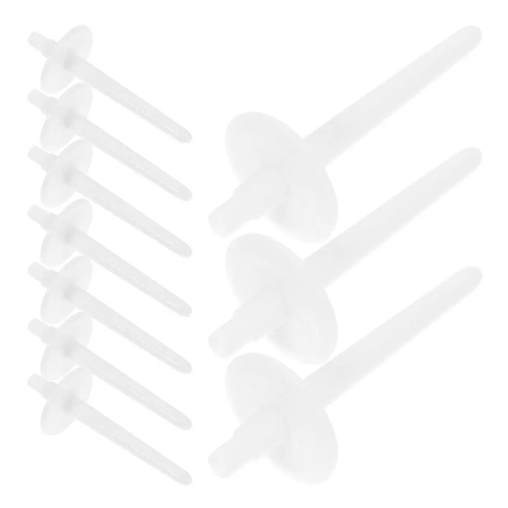 

12pcs Sewing Machine Thread Spool Pin Plastic Extension Cap Abs Durable Reliable Efficient Use For Home Crafting Neat