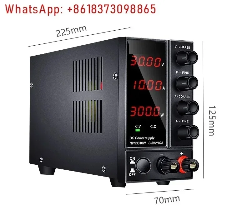 

Adjustable DC regulated power supply 30V5A6A10A60V5A notebook mobile phone maintenance switching power supply