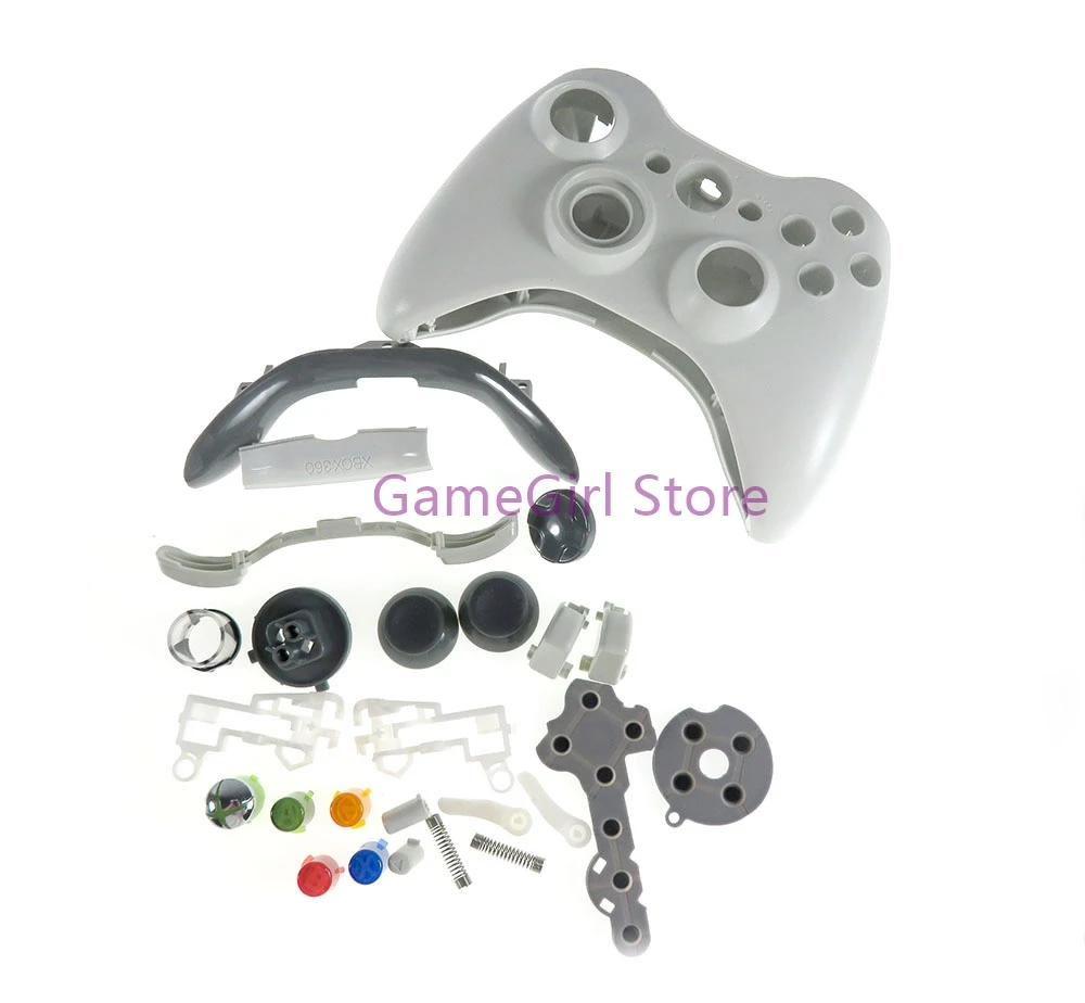 1Set Voor Xbox360 Bedrade Controller Volledige Set Van Behuizing Shell Cover Met Knoppen Beschermende Case Vervangingsset